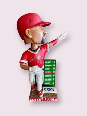 Angels MLB Albert Pujols 600 Career Home Runs 7" Bobblehead